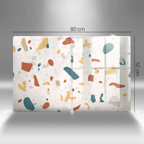 Zaščitna plošča za štedilnik Dekorativna kamenina