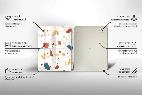 Zaščitna plošča za štedilnik Dekorativna kamenina