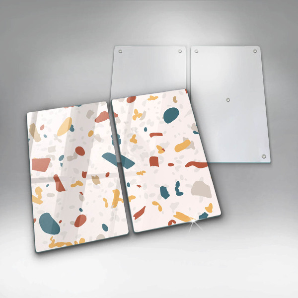 Zaščitna plošča za štedilnik Dekorativna kamenina