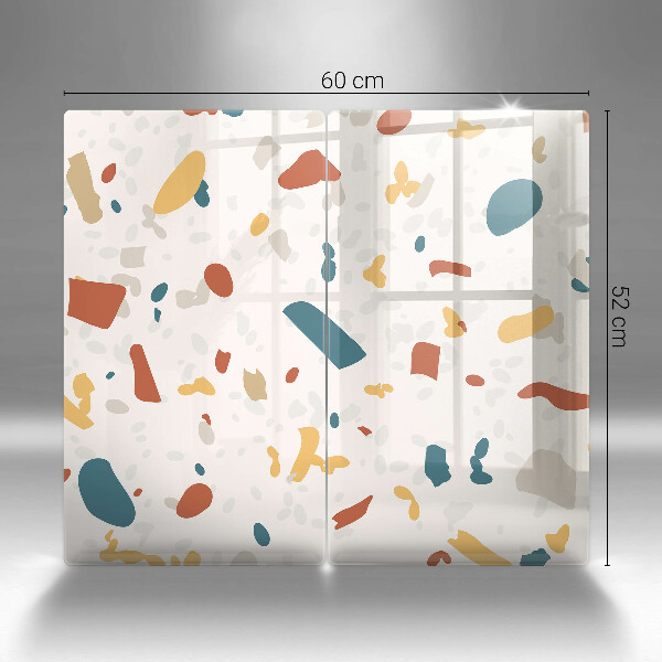 Zaščitna plošča za štedilnik Dekorativna kamenina