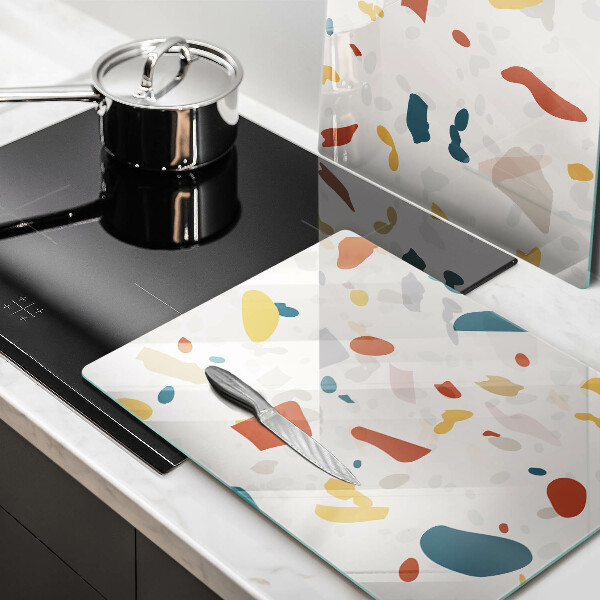 Zaščitna plošča za štedilnik Dekorativna kamenina