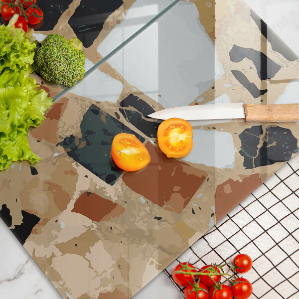 Zaščitna plošča za štedilnik Plošča z okrasnimi kamni