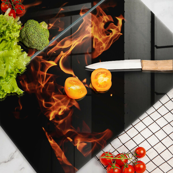 Zaščitna plošča za štedilnik Prižgi živi plamen