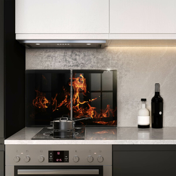 Zaščitna plošča za štedilnik Prižgi živi plamen