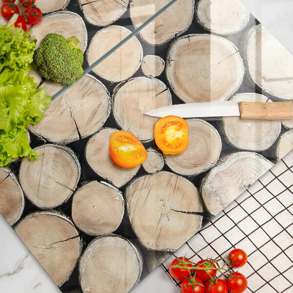 Zaščitna plošča za štedilnik Lesena debla