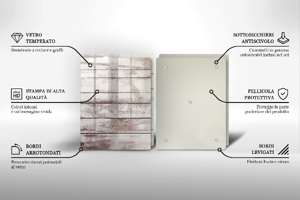 Zaščitna plošča za štedilnik Stare lesene plošče
