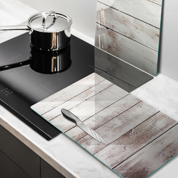 Zaščitna plošča za štedilnik Stare lesene plošče