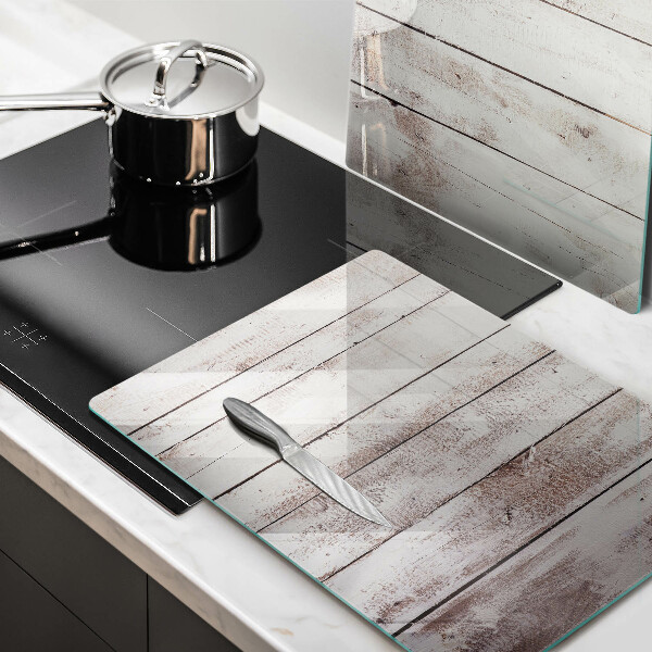 Zaščitna plošča za štedilnik Stare lesene plošče