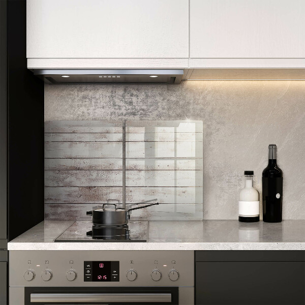 Zaščitna plošča za štedilnik Stare lesene plošče