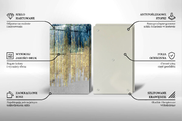 Zaščitna plošča za štedilnik Abstrakcija oblikovalca