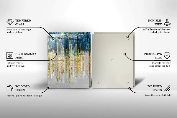 Zaščitna plošča za štedilnik Abstrakcija oblikovalca