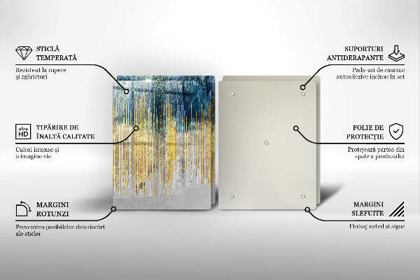 Zaščitna plošča za štedilnik Abstrakcija oblikovalca