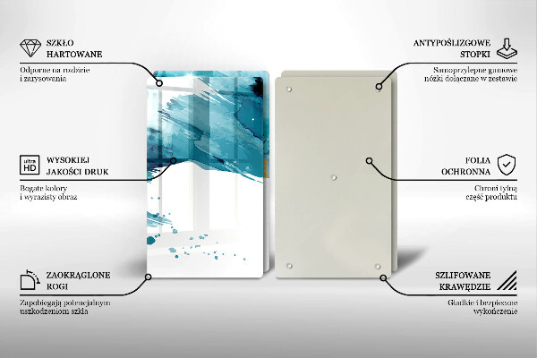 Zaščitna plošča za štedilnik Modre lise