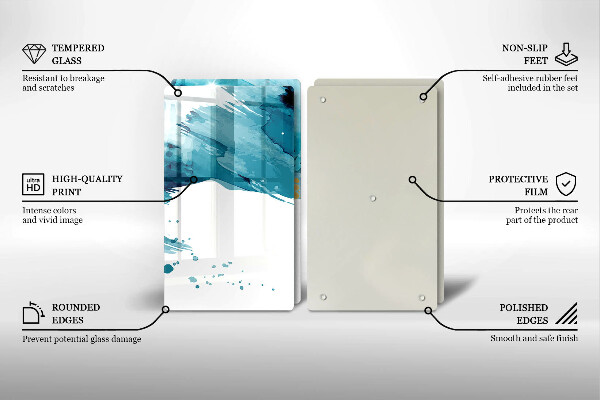 Zaščitna plošča za štedilnik Modre lise