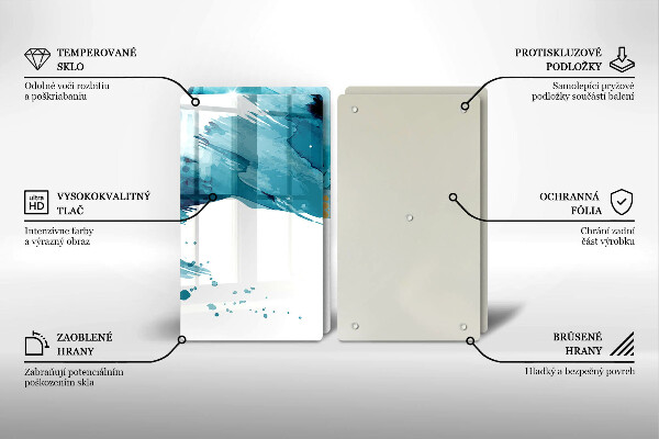 Zaščitna plošča za štedilnik Modre lise