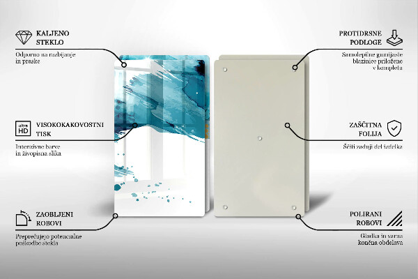 Zaščitna plošča za štedilnik Modre lise