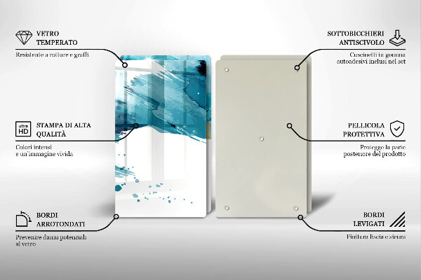 Zaščitna plošča za štedilnik Modre lise