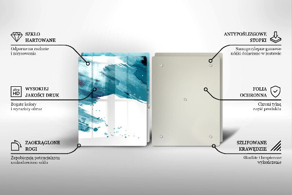 Zaščitna plošča za štedilnik Modre lise