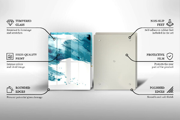 Zaščitna plošča za štedilnik Modre lise