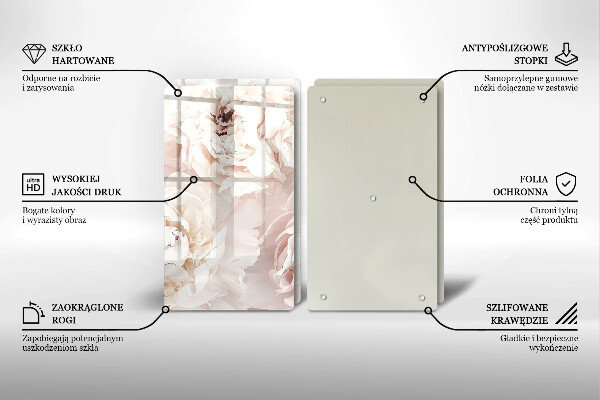 Zaščitna plošča za štedilnik Pastelne potonike