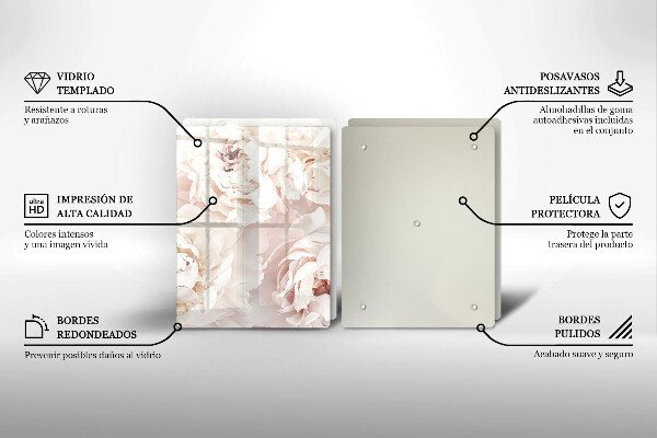 Zaščitna plošča za štedilnik Pastelne potonike