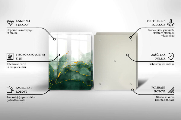 Zaščitna plošča za štedilnik Abstraktna narava