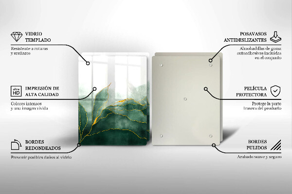 Zaščitna plošča za štedilnik Abstraktna narava