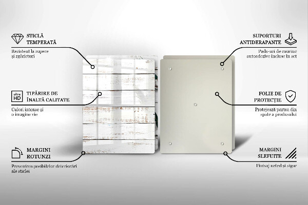 Zaščitna plošča za štedilnik Stare deske in listi