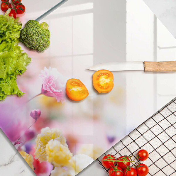 Zaščitna plošča za štedilnik Cvetlični travnik