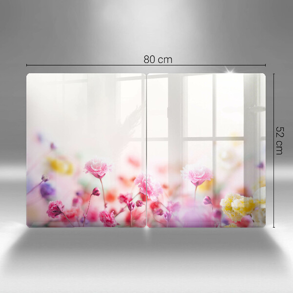 Zaščitna plošča za štedilnik Cvetlični travnik