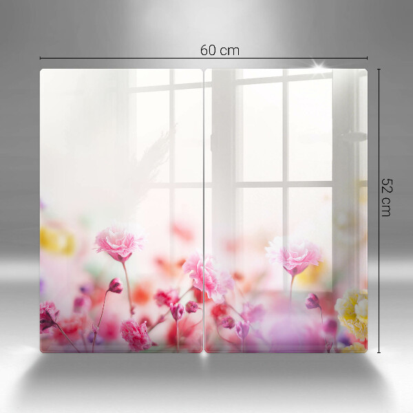 Zaščitna plošča za štedilnik Cvetlični travnik