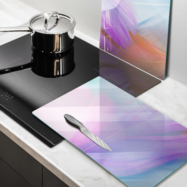 Zaščitna plošča za štedilnik Pastelno perje