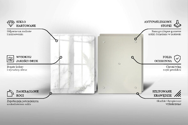 Zaščitna plošča za štedilnik Moderni marmor