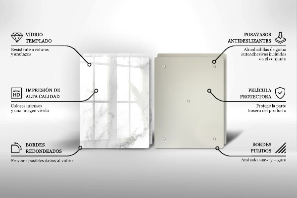 Zaščitna plošča za štedilnik Moderni marmor