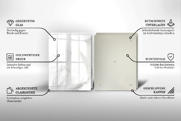 Zaščitna plošča za štedilnik Moderni marmor