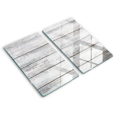 Zaščitna plošča za štedilnik Svetle lesene deske