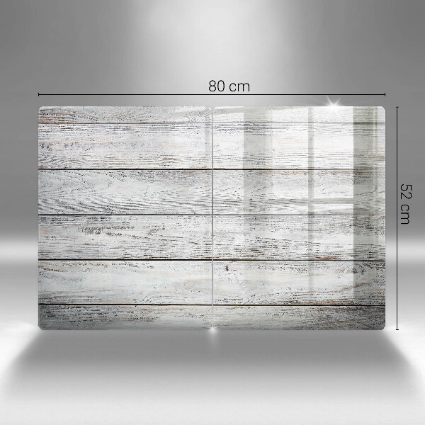 Zaščitna plošča za štedilnik Svetle lesene deske