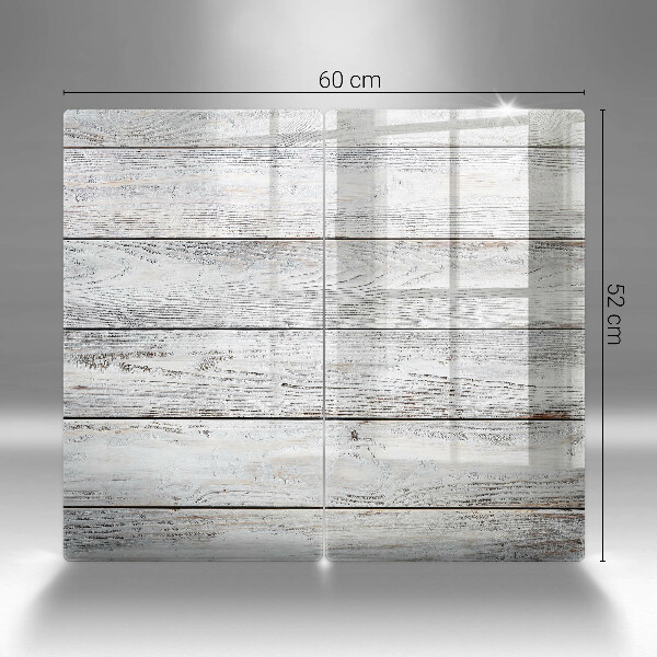 Zaščitna plošča za štedilnik Svetle lesene deske