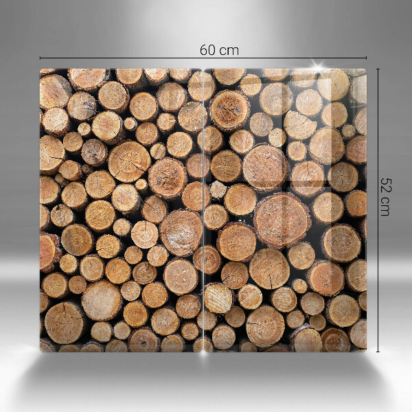 Zaščitna plošča za štedilnik Drevesna debla