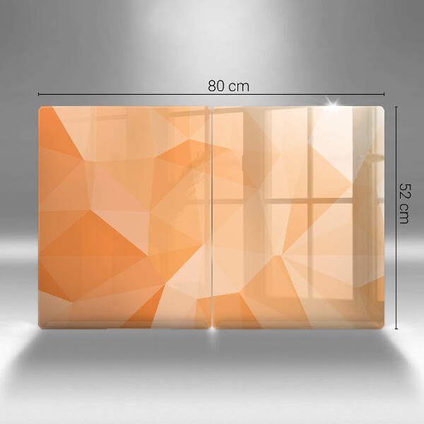 Zaščitna plošča za štedilnik Geometrijsko ozadje