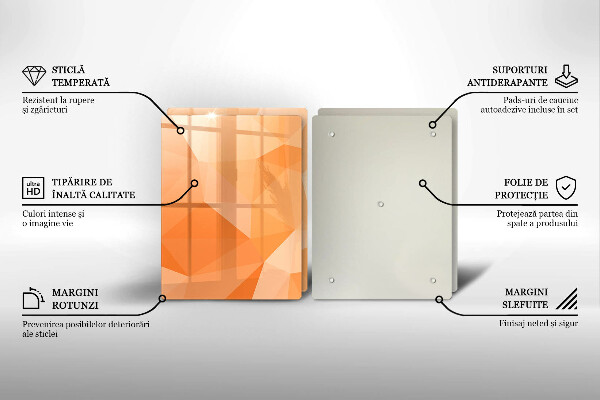 Zaščitna plošča za štedilnik Geometrijsko ozadje