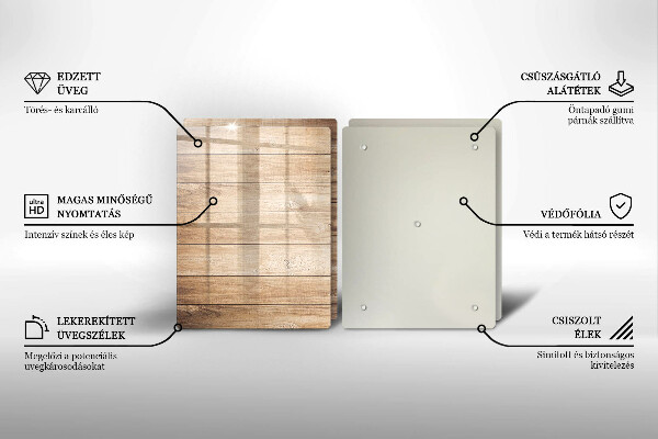 Zaščitna plošča za štedilnik Lesene deske