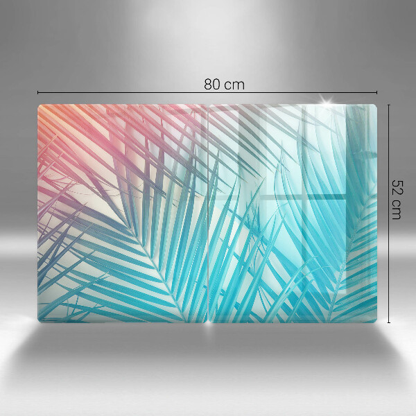 Zaščitna plošča za štedilnik Pastelni listi
