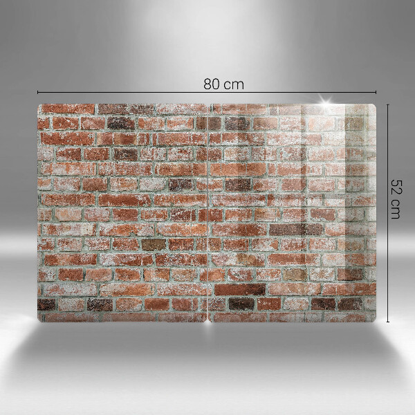 Zaščitna plošča za štedilnik Stara opečna stena