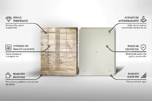Zaščitna plošča za štedilnik Lesene deske
