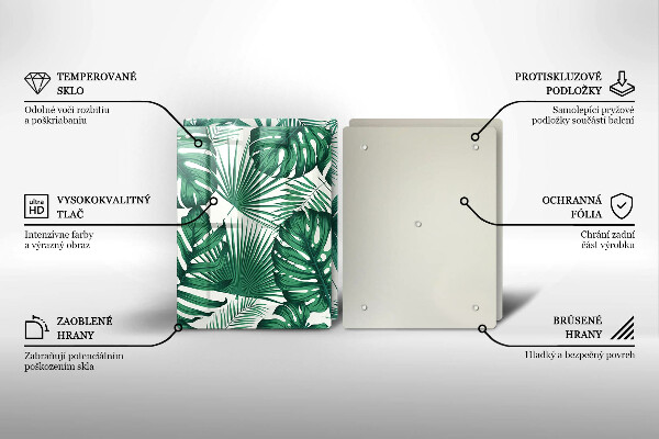 Zaščitna plošča za štedilnik Listi monstere