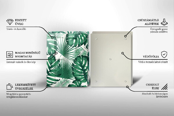 Zaščitna plošča za štedilnik Listi monstere