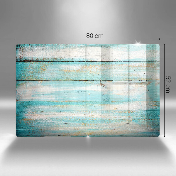 Zaščitna plošča za štedilnik Vintage lesene plošče