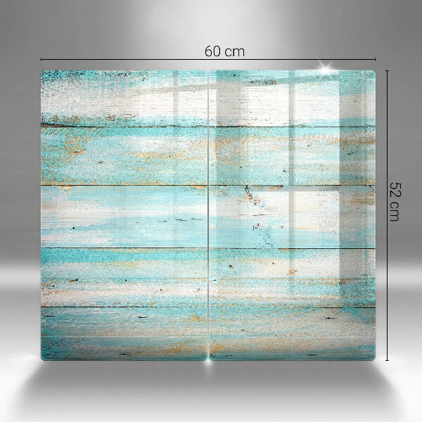 Zaščitna plošča za štedilnik Vintage lesene plošče