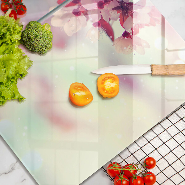 Zaščitna plošča za štedilnik Narava jablanovih cvetov